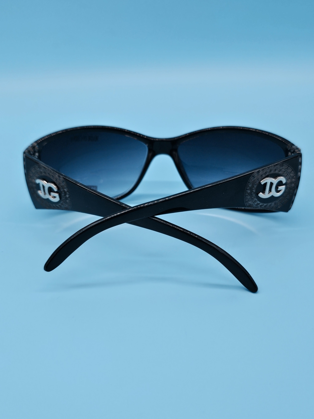 Black Crystal-Embellished Women's Sunglasses - Picture 2 of 5